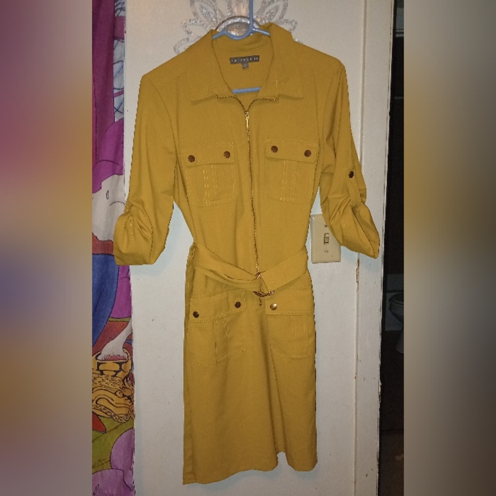 Sharagano utility dress